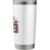 imageWicked Logo Glinda Daydreaming Playful Cartoon Style Stainless Steel Insulated TumblerWhite