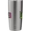imageWicked Logo Pink And Green Playful Cartoon Style Stainless Steel Insulated TumblerBrushed Steel