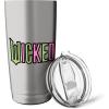 imageWicked Logo Pink And Green Playful Cartoon Style Stainless Steel Insulated TumblerBrushed Steel