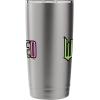 imageWicked Logo Pink And Green Playful Cartoon Style Stainless Steel Insulated TumblerBrushed Steel