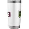 imageWicked Logo Pink And Green Playful Cartoon Style Stainless Steel Insulated TumblerWhite