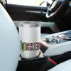 imageWicked Logo Pink And Green Playful Cartoon Style Stainless Steel Insulated TumblerWhite