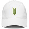 imageWicked Movie Green W Logo Black Adjustable Puff Embroidered Baseball HatWhite