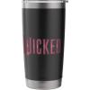 imageWicked Movie Logo Glinda Pink And Gold Stainless Steel Insulated TumblerBlack