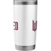 imageWicked Movie Logo Glinda Pink And Gold Stainless Steel Insulated TumblerWhite