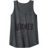 imageWicked Movie Logo Glinda Upland Tank TopDark Heather Grey