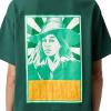 imageWomens The Witch is Watching Oversized TeeGreen