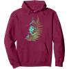 imageWicked For Good Elphaba Striking Portrait Pullover HoodieBurgundy