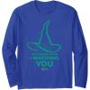 imageWicked For Good Elphaba Watchful Hat Long Sleeve TShirtRoyal Blue