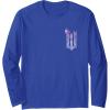imageWicked For Good Glinda Elegant Logo Front And Back Long Sleeve TShirtRoyal Blue