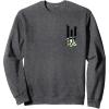 imageWicked For Good Wicked Witch Torn Poster Front And Back SweatshirtDark Heather Grey