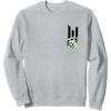 imageWicked For Good Wicked Witch Torn Poster Front And Back SweatshirtHeather Grey