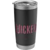imageWicked Movie Logo Glinda Pink And Gold Stainless Steel Insulated TumblerBlack