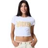 imageWomens Wicked Brick Road Logo Baby TeeWhite