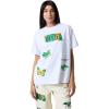 imageWomens Wicked Collage Oversized TeeWhite
