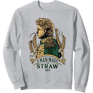 imageWicked For Good A Man Made of Straw SweatshirtHeather Grey