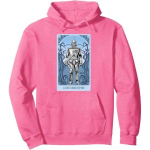 imageWicked For Good A Man Made of Tin Pullover HoodieBright Pink