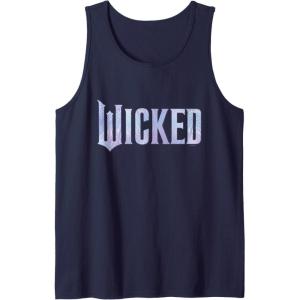 imageWicked For Good Bubble Shimmer Logo Tank TopNavy Blue