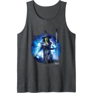 imageWicked For Good Elphaba Power Pose Tank TopDark Heather Grey