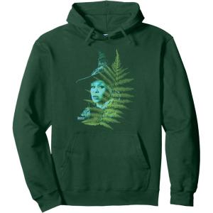 imageWicked For Good Elphaba Striking Portrait Pullover HoodieDark Green