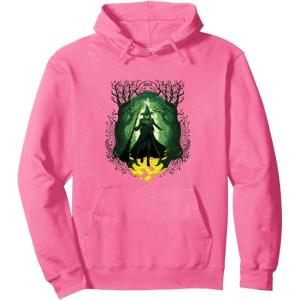 imageWicked For Good Elphaba Walk Through Oz Pullover HoodieBright Pink