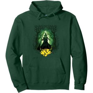 imageWicked For Good Elphaba Walk Through Oz Pullover HoodieDark Green