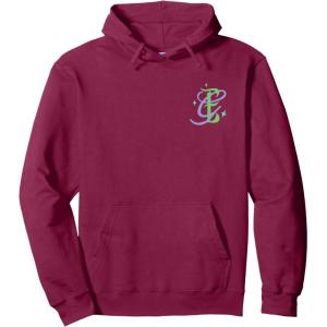 imageWicked For Good Forever My Friend Silhouettes Front ampamp Back Pullover HoodieBurgundy