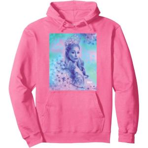 imageWicked For Good Glinda Close Up Florals Pullover HoodieBright Pink