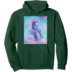 imageWicked For Good Glinda Close Up Florals Pullover HoodieDark Green