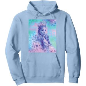 imageWicked For Good Glinda Close Up Florals Pullover HoodieDusty Blue