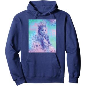 imageWicked For Good Glinda Close Up Florals Pullover HoodieNavy Blue