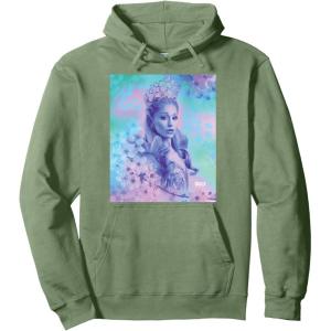 imageWicked For Good Glinda Close Up Florals Pullover HoodieSage Green