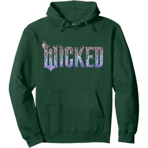 imageWicked For Good Glinda Elegant Logo Pullover HoodieDark Green