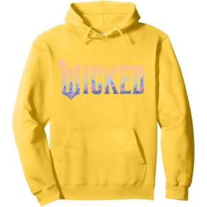 imageWicked For Good Glinda Elegant Logo Pullover HoodieLemon Yellow