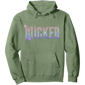 imageWicked For Good Glinda Elegant Logo Pullover HoodieSage Green