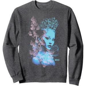 imageWicked For Good Glinda Striking Portrait SweatshirtDark Heather Grey