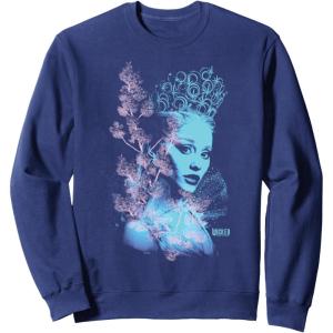 imageWicked For Good Glinda Striking Portrait SweatshirtNavy Blue