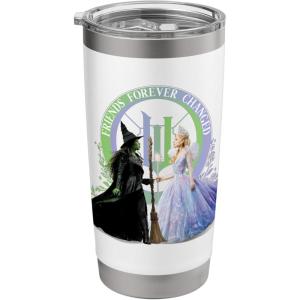 imageWicked For Good Glinda and Elphaba Friends Forever Changed Stainless Steel Insulated TumblerWhite