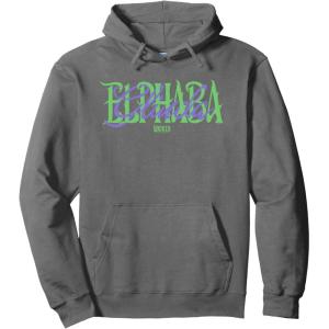 imageWicked For Good Glinda and Elphaba Name Overlay Pullover HoodieAsphalt Grey