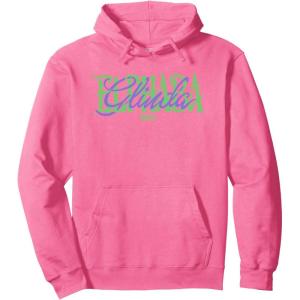 imageWicked For Good Glinda and Elphaba Name Overlay Pullover HoodieBright Pink