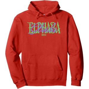imageWicked For Good Glinda and Elphaba Name Overlay Pullover HoodieRed