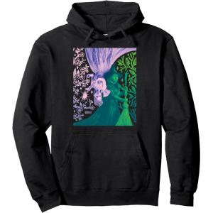 imageWicked For Good Glinda and Elphaba in Perfect Contrast Pullover HoodieBlack