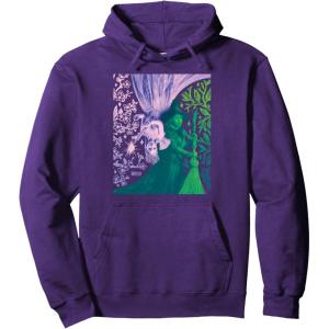 imageWicked For Good Glinda and Elphaba in Perfect Contrast Pullover HoodiePurple