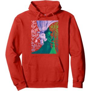 imageWicked For Good Glinda and Elphaba in Perfect Contrast Pullover HoodieRed