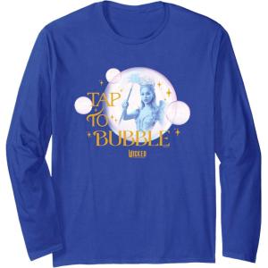 imageWicked For Good Tap to Bubble Long Sleeve TShirtRoyal Blue