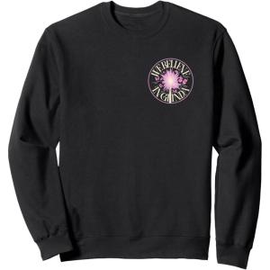 imageWicked For Good We Believe in Glinda Front ampamp Black SweatshirtBlack