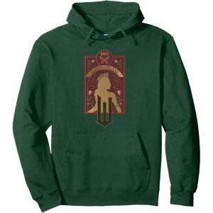 imageWicked Glinda Upland Floral Silhouette Pullover HoodieDark Green