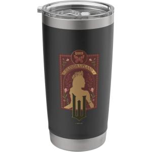 imageWicked Glinda Upland Floral Silhouette Stainless Steel Insulated TumblerBlack