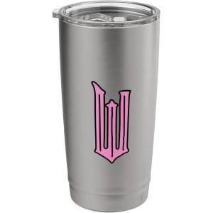 imageWicked Logo Glinda Daydreaming Playful Cartoon Style Stainless Steel Insulated TumblerBrushed Steel