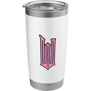 imageWicked Logo Glinda Daydreaming Playful Cartoon Style Stainless Steel Insulated TumblerWhite